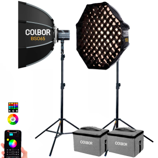 2x COLBOR CL60R RGB LED kit