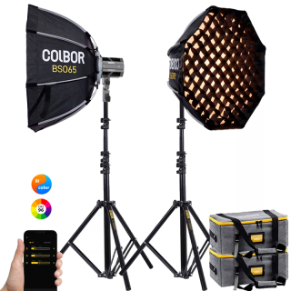 Colbor 2x CL100X Bi-Color LED KIT 2700K-6500K