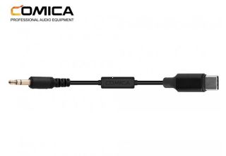 Comica CVM-D-SPX (UC) Kbel pre pripojenie mikrofnu s 3,5 mm jackom na USB-C (smartphny)