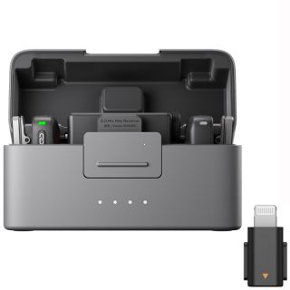DJI Mic Mini (2 TX + 1 RX + Charging Case) + Adapter (Lightning)