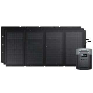 EcoFlow DELTA 2 Max Solar Generator 3x220W