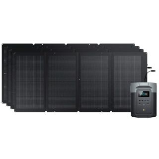 EcoFlow DELTA 2 Max Solar Generator 4x220W