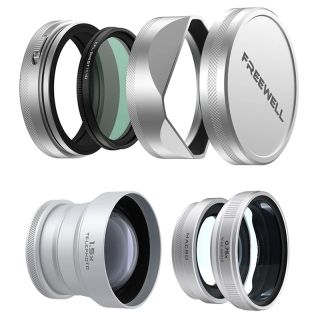 Freewell Fuji X100VI /X100V Lens Pro Kit silver