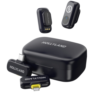 Hollyland LARK A1 Combo with USB-C RX + Lightning RX + Charging Case