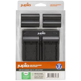 Jupio 2x NP-W235 batria + dulna nabjaka