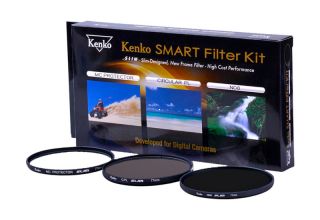 KENKO Smart Filter 3-Kit Protector/CPL/ND8 67mm