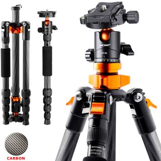 K&F Concept D225C2 Carbon Tripod / Monopod