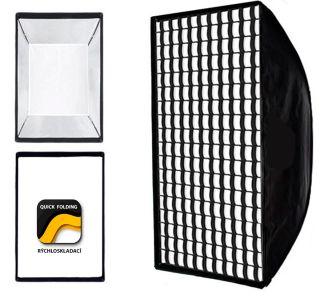 K-80 x 120 rchloskladac prenosn softbox s votinou (Bowens)