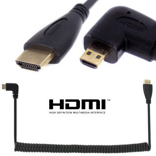 Kábel HDMI zalomený 50cm (rôzne varianty)