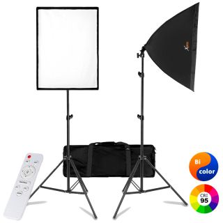 Daylight LED 400 + 400W Bi-Color Softbox