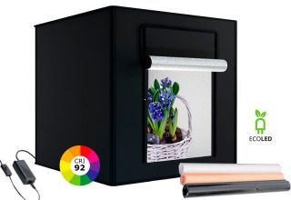 LED fotostan na fotenie produktov 80 x 80 cm + nvod ako na to !