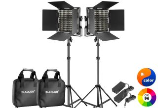 LED svetl 2 x 660 Bi-color Kit CRI >96