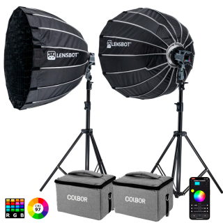 2x LENSBOT GL60RGB LED kit