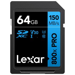 Lexar 800x Pro SDXC (V30) 64GB
