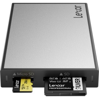 Lexar Professional Workflow USB 3.2 Gen2 UHS-II taka MicroSD/SD