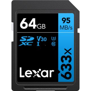 Lexar Profesional 633X SDHC/SDXC UHS-I 64GB