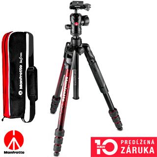 Manfrotto Befree Advanced Aluminum Travel Tripod twist, ball head MKBFRTA4RD-BH