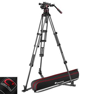 Videostatv Manfrotto Nitrotech 612 CARBON Twin GS do 12 kg (MVK612TWINGC)