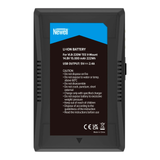 Newell VLB-220W TESLA 15000mAh V-mount bat�ria pre svetl�