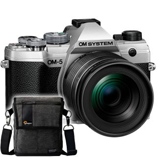 OM System OM-5 + M.ZD 12-45mm F4 PRO, Strieborn kit