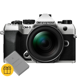OM System OM-5 Mark II + M.ZD 12-45mm F4 PRO, Strieborn� kit
