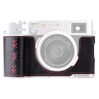 PGYTECH Leather Camera Case FUJIFILM X100VI Midnight Black