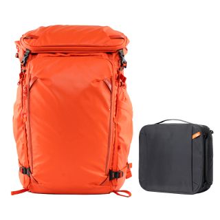 PGYTECH OnePro Flex Backpack 40L (Sunset Orange) + Camera Insert M