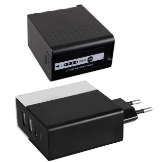 Batria pre Panasonic AG-VBR89G + USB nabjaka
