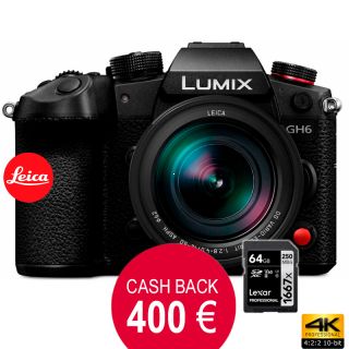 Panasonic Lumix DC-GH6 + Leica 12-60mm ( DC-GH6LE ) CASHBACK 400.-€