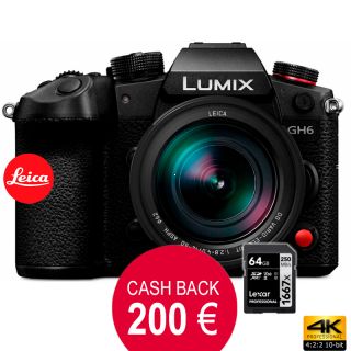 Panasonic Lumix DC-GH6 + Leica 12-60mm ( DC-GH6LE ) CASHBACK 200.-€