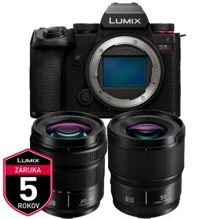 PANASONIC LUMIX DC-S5II + 20-60 mm + 50 mm f1,8
