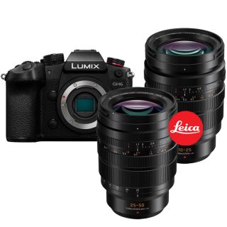 Panasonic Lumix DC-GH6 + 10-25 + 25-50mm ( DC-GH6E + H-X1025E +H-X2550E )