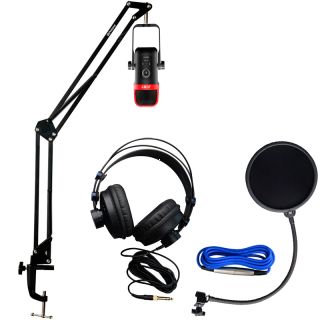 Podcast studio Wavo ( Mikrofn, Driak, Pop filter, slchadl, kbel )