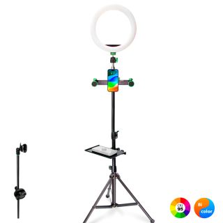 Ring Light Bi-Color 10" + tripod + mic. holder + magnetic holder