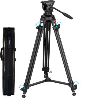 SMALLRIG 4684 AD-50 Lite Lightweight Video Tripod Kit