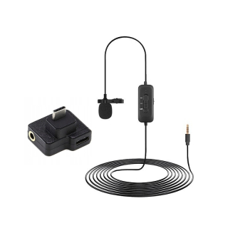 Sada 3.5mm Lavalier mikrofonu a zvukov�ho adapt�ru