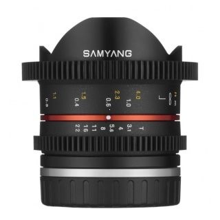 SAMYANG 8 mm T3,1 Cine UMC Fish-eye II pre Fujifilm X