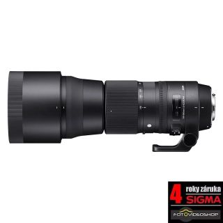 Sigma 150-600mm f/5-6,3 DG OS HSM Contemporary Canon + 4 ROKY ZÁRUKA !