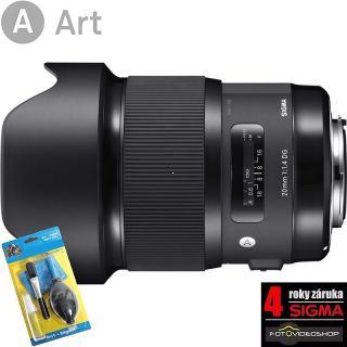 Sigma 20mm f/1.4 DG HSM Art  Canon + 4 ROKY ZÁRUKA !