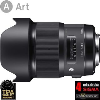 Sigma 20mm f/1.4 DG HSM Art  Canon + 4 ROKY ZÁRUKA !