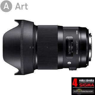 Sigma 28mm f/1,4 DG HSM ART Nikon F + 4 roky zruka!