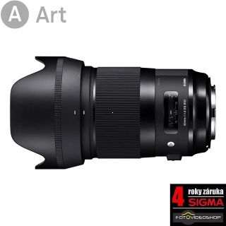 Sigma 40 mm f / 1,4 DG HSM ART L-mount + 4 roky zruka!