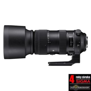 Sigma 60-600 mm f / 4,5-6,3 DG OS HSM Sports Nikon + 4 roky zruka!
