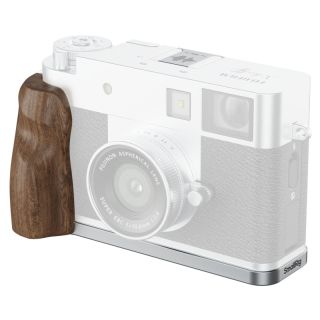 SmallRig 5223 L-Shaped Grip with Wooden Handle Fuji X-Half Silver