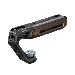 SmallRig 5250 Wooden Top Handle with Cold Shoe Mount