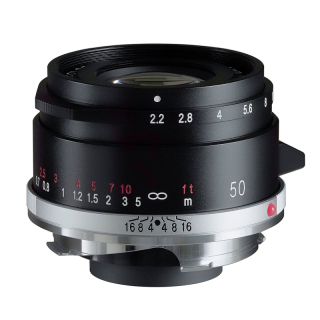 Voigtlander 50mm f/2.2 Color-Skopar VM Black