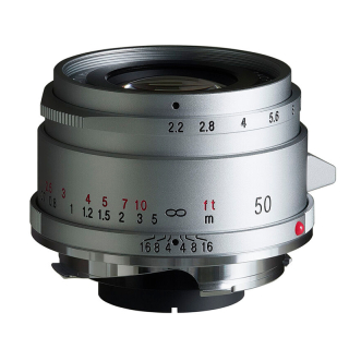 Voigtlander 50mm f/2.2 Color-Skopar VM Silver