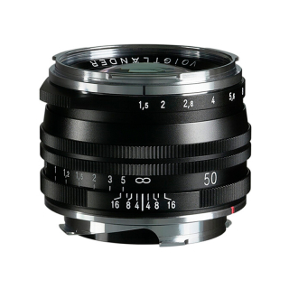 Voigtlander Nokton 50mm f/1.5 Aspherical Vintage Line VM II black