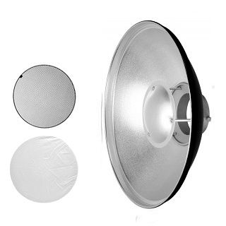 Beauty Dish QZ-40 silver + votina + difuzr