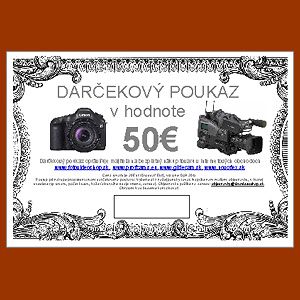 Darekov poukaz v hodnote 50.-Eur